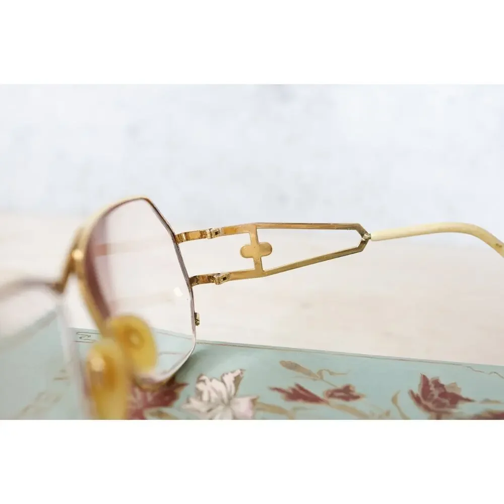 Vintage Cazal 1980s Eyeglass Frames West Germany Multicolor Street Hip Hop